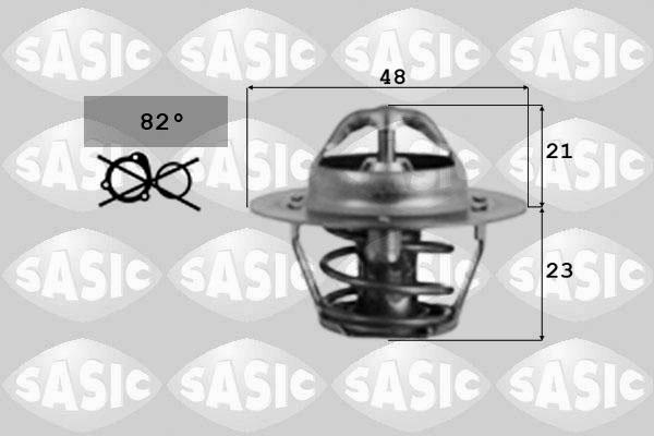 Sasic 9000069 - Термостат охлаждающей жидкости / корпус autospares.lv