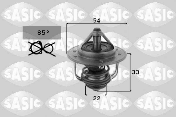 Sasic 9000122 - Термостат охлаждающей жидкости / корпус autospares.lv