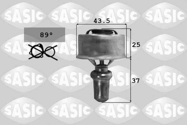 Sasic 9000392 - Термостат охлаждающей жидкости / корпус autospares.lv