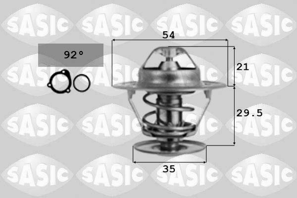 Sasic 9000388 - Термостат охлаждающей жидкости / корпус autospares.lv