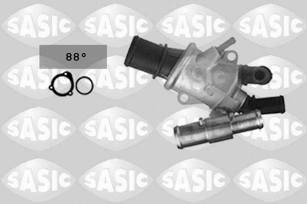 Sasic 9000705 - Термостат охлаждающей жидкости / корпус autospares.lv