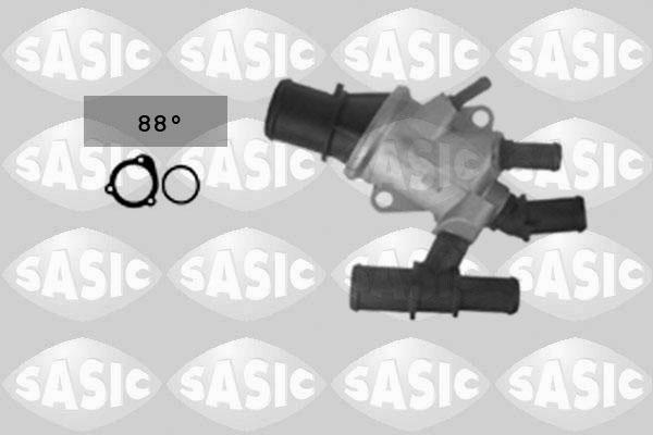 Sasic 9000707 - Термостат охлаждающей жидкости / корпус autospares.lv