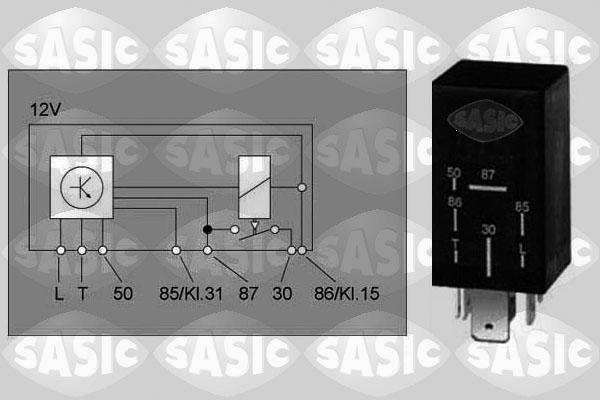 Sasic 9316004 - Реле, система накаливания autospares.lv