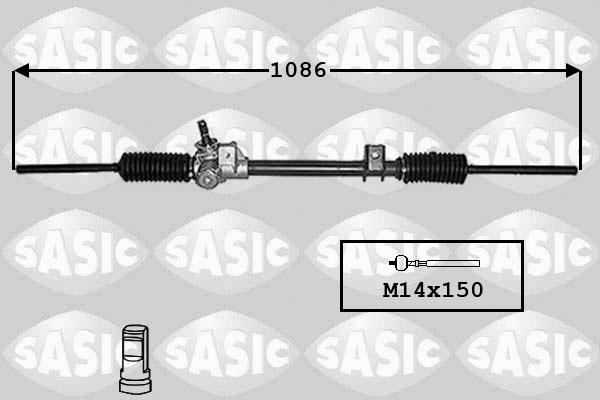 Sasic 4006009B - Рулевой механизм, рейка autospares.lv