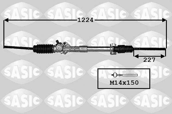 Sasic 4006019 - Рулевой механизм, рейка autospares.lv