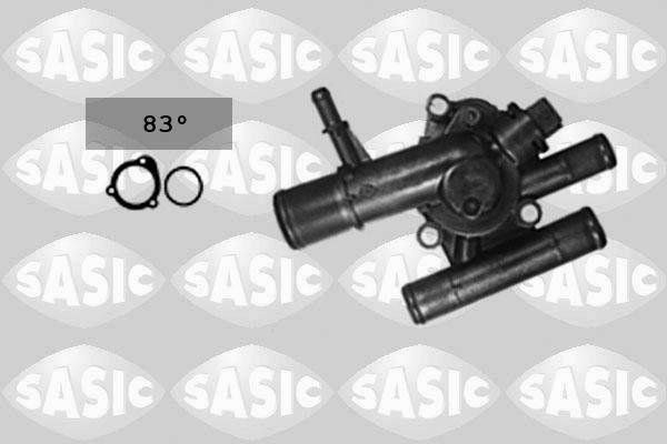 Sasic 4000381 - Термостат охлаждающей жидкости / корпус autospares.lv