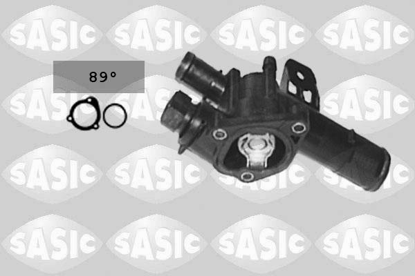 Sasic 4000383 - Термостат охлаждающей жидкости / корпус autospares.lv