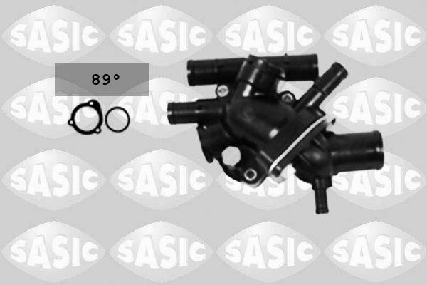 Sasic 4000376 - Термостат охлаждающей жидкости / корпус autospares.lv