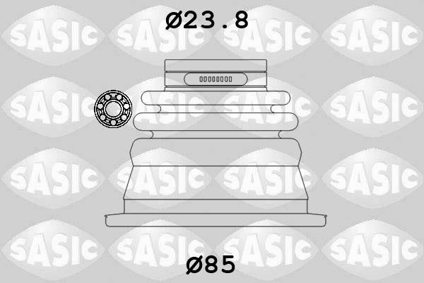 Sasic 4003419 - Пыльник, приводной вал autospares.lv