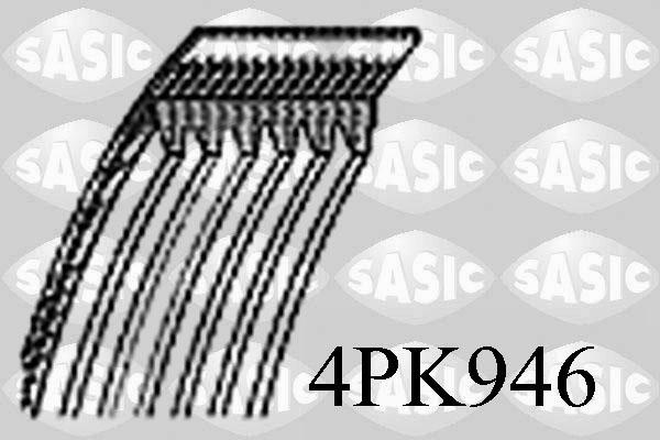Sasic 4PK946 - Поликлиновой ремень autospares.lv