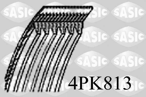 Sasic 4PK813 - Поликлиновой ремень autospares.lv