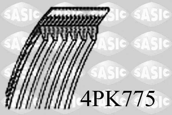 Sasic 4PK775 - Поликлиновой ремень autospares.lv