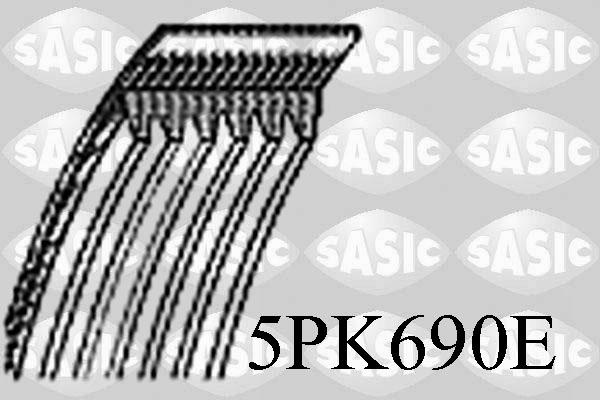 Sasic 5PK690E - Поликлиновой ремень autospares.lv