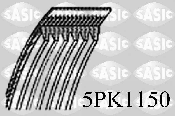 Sasic 5PK1150 - Поликлиновой ремень autospares.lv