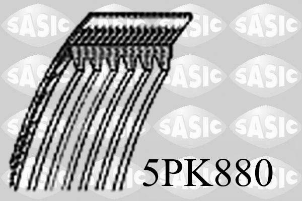Sasic 5PK880 - Поликлиновой ремень autospares.lv
