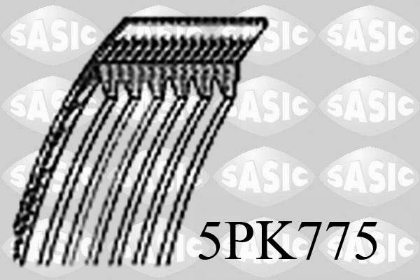 Sasic 5PK775 - Поликлиновой ремень autospares.lv