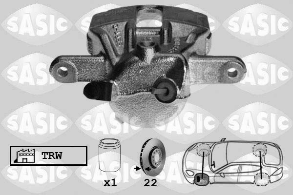 Sasic 6504010 - Тормозной суппорт autospares.lv