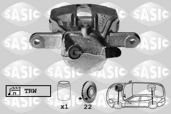 Sasic 6504011 - Тормозной суппорт autospares.lv