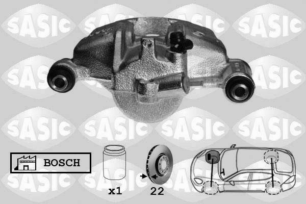 Sasic 6506043 - Тормозной суппорт autospares.lv