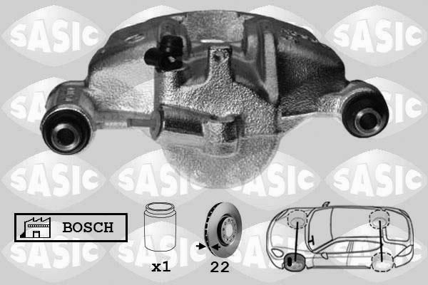 Sasic 6506042 - Тормозной суппорт autospares.lv
