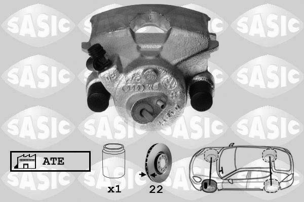 Sasic 6506004 - Тормозной суппорт autospares.lv