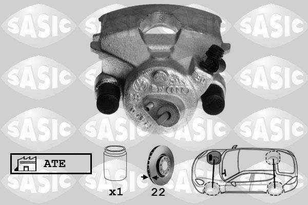 Sasic 6506005 - Тормозной суппорт autospares.lv