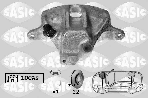 Sasic 6506019 - Тормозной суппорт autospares.lv