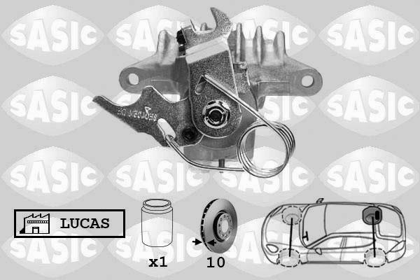 Sasic 6506015 - Тормозной суппорт autospares.lv