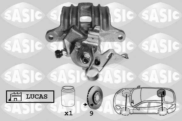 Sasic 6506011 - Тормозной суппорт autospares.lv