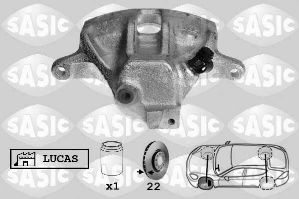 Sasic 6506018 - Тормозной суппорт autospares.lv