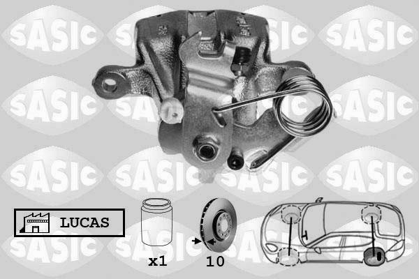 Sasic 6506012 - Тормозной суппорт autospares.lv