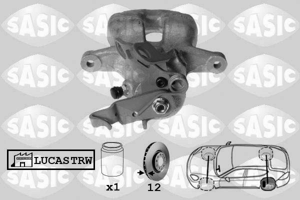 Sasic 6506192 - Тормозной суппорт autospares.lv