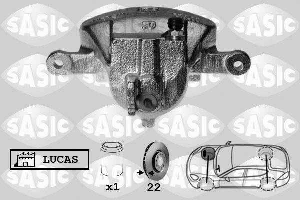 Sasic 6506145 - Тормозной суппорт autospares.lv