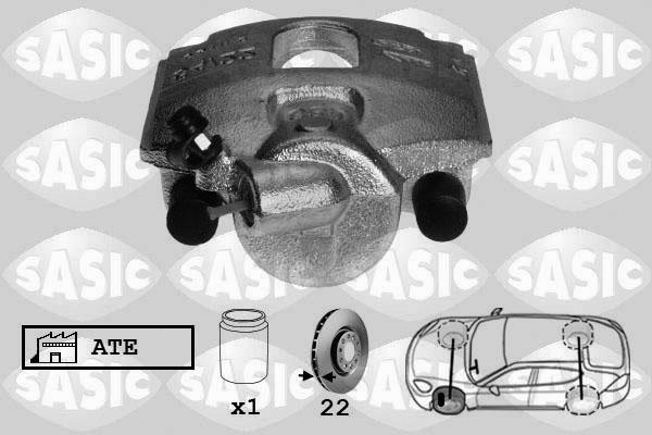 Sasic 6506108 - Тормозной суппорт autospares.lv