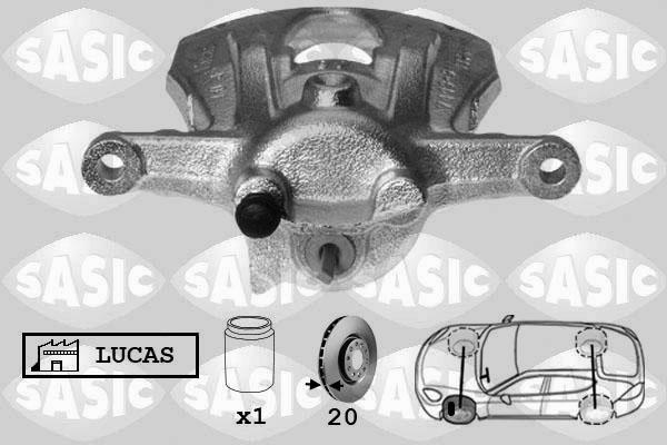 Sasic 6506114 - Тормозной суппорт autospares.lv