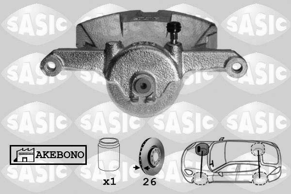 Sasic 6506181 - Тормозной суппорт autospares.lv