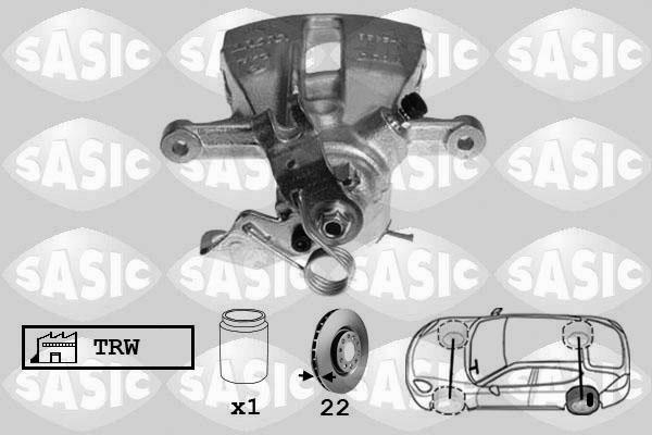 Sasic 6506134 - Тормозной суппорт autospares.lv