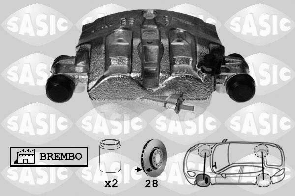 Sasic 6506172 - Тормозной суппорт autospares.lv