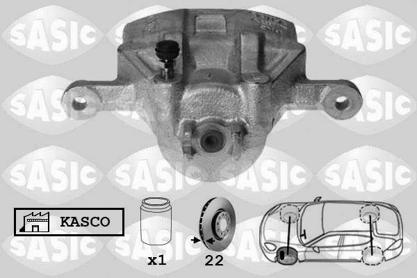 Sasic 6506202 - Тормозной суппорт autospares.lv