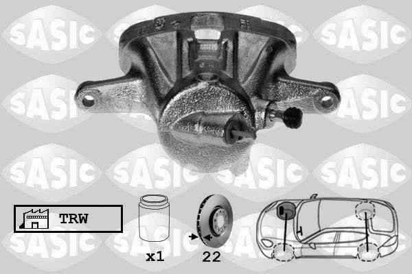 Sasic 6500049 - Тормозной суппорт autospares.lv