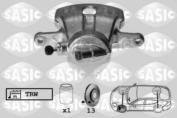 Sasic 6500046 - Тормозной суппорт autospares.lv