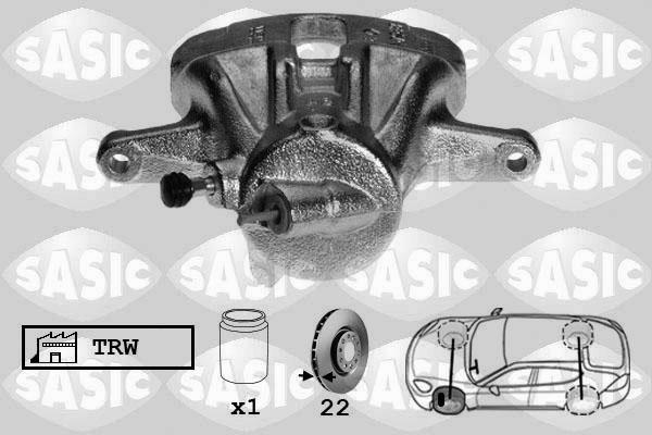 Sasic 6500048 - Тормозной суппорт autospares.lv