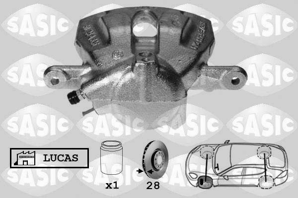 Sasic 6500042 - Тормозной суппорт autospares.lv