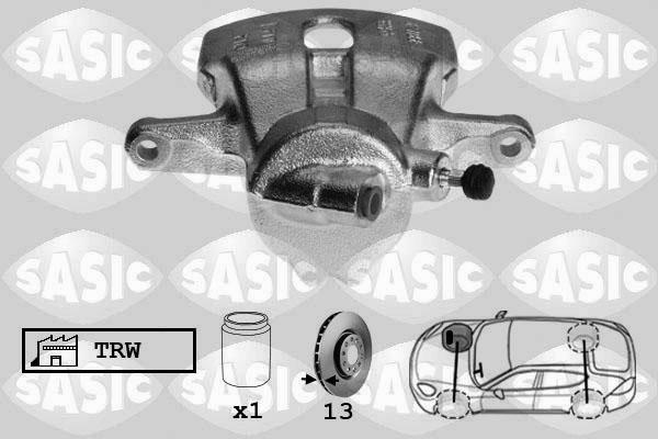 Sasic 6500047 - Тормозной суппорт autospares.lv