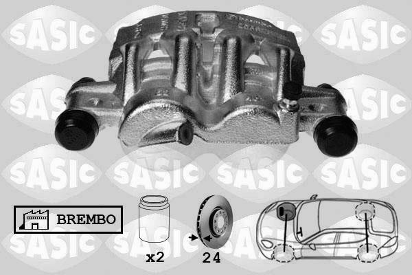 Sasic 6500065 - Тормозной суппорт autospares.lv