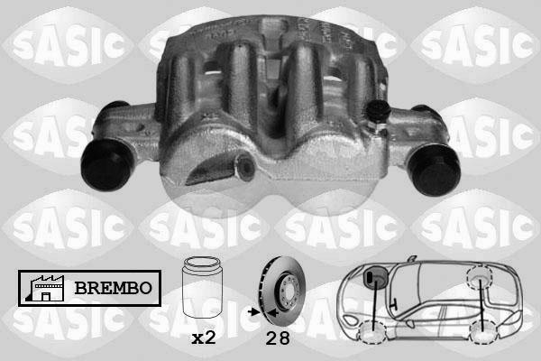 Sasic 6500063 - Тормозной суппорт autospares.lv