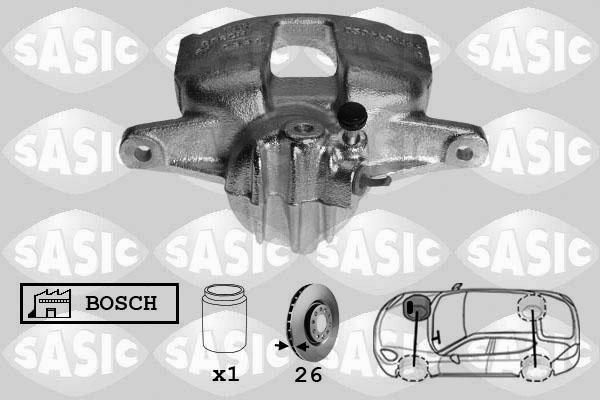 Sasic 6500009 - Тормозной суппорт autospares.lv