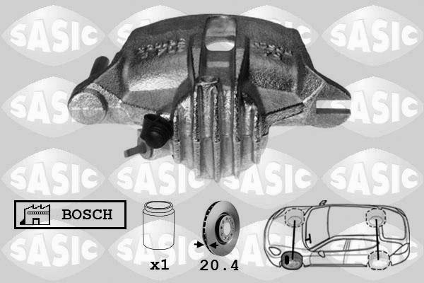 Sasic 6500006 - Тормозной суппорт autospares.lv