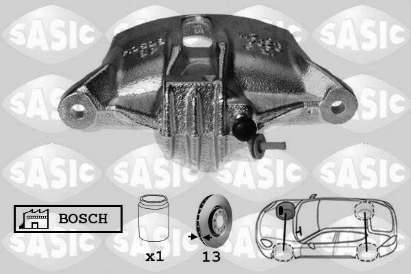 Sasic 6500015 - Тормозной суппорт autospares.lv