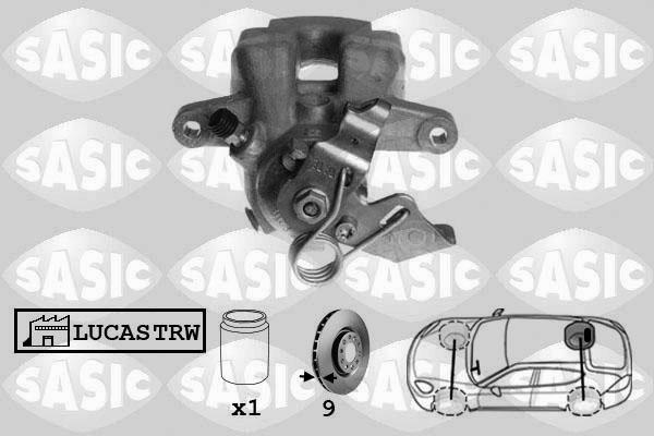 Sasic 6500013 - Тормозной суппорт autospares.lv